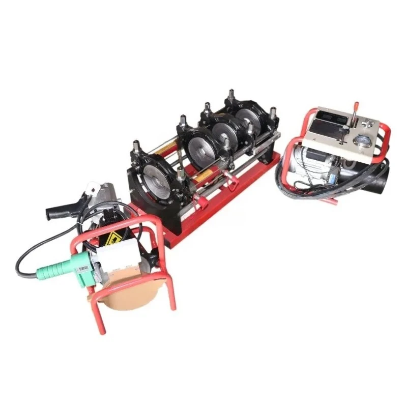 Soldadora hidráulica de fusión a tope HDPE PPR PE para tubos de plástico HP160-315