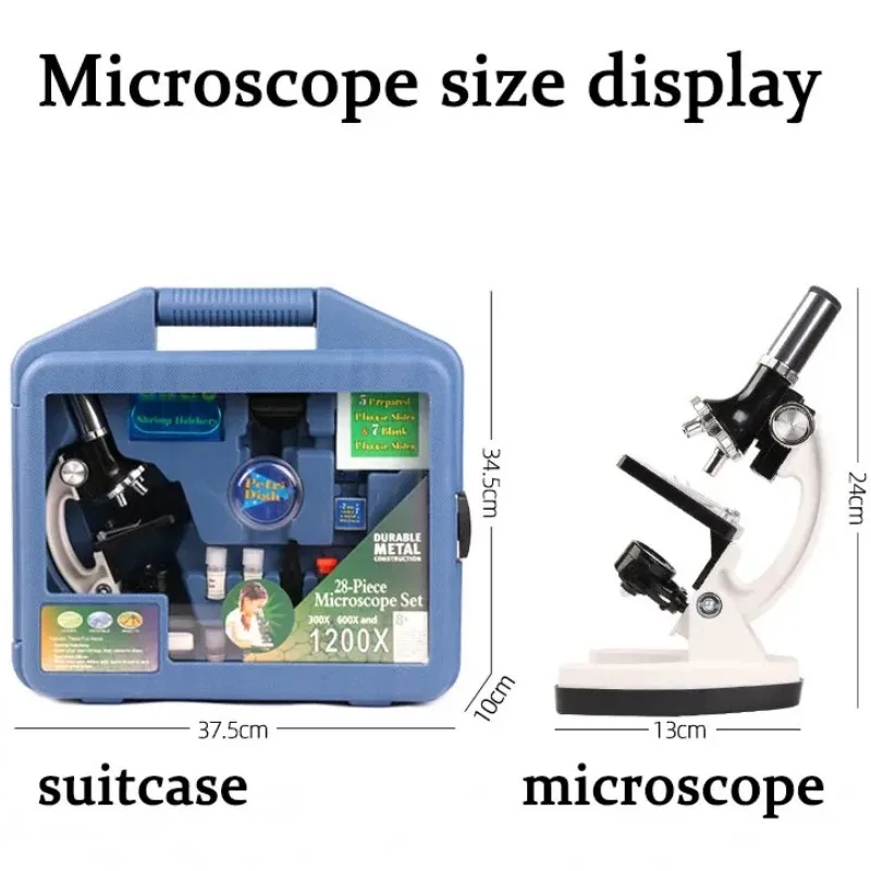 

Optical Microscope 1200X 5000 Primary Students Professional Biology Science Experiment Gifts Tools Microscopio Trinocular