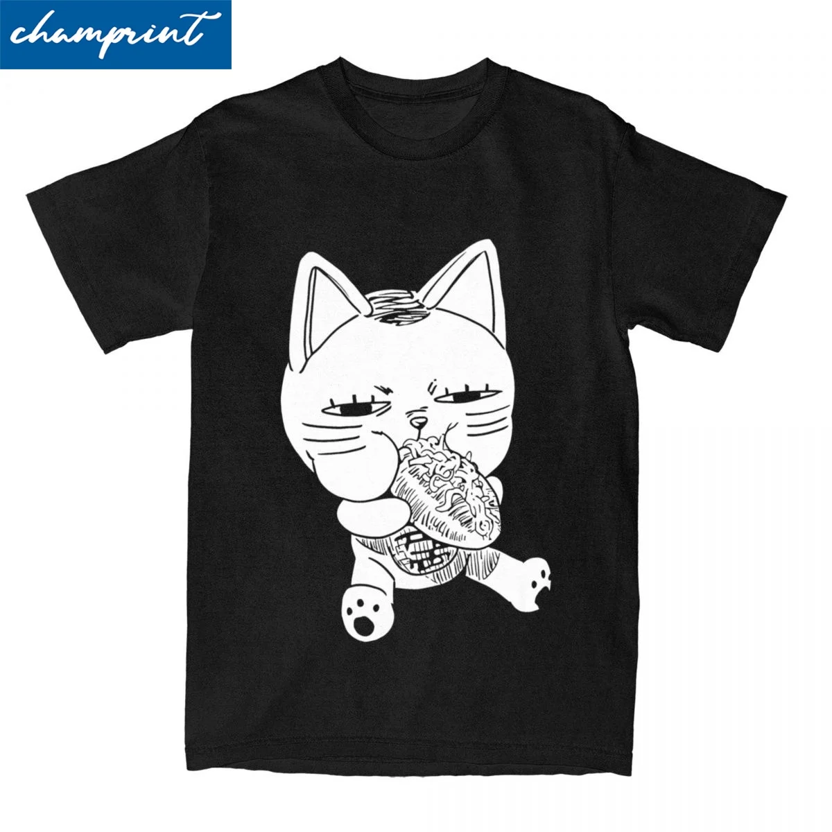 Dandadan Turbo Cat Glizzy T-Shirts for Men Women Cool Anime Manga Pure Cotton Tee Shirt Short Sleeve T Shirts Summer Tops