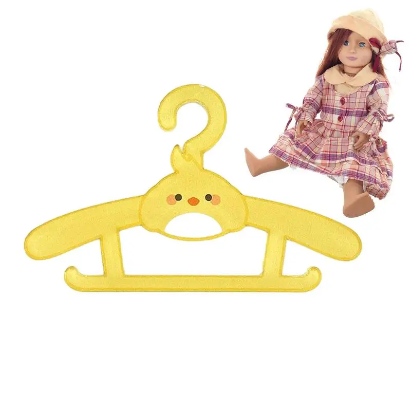 Dolls Clothes Hanger Mini Dolls Clothing Hanger Toys Doll Garment Hanger Rack For Gown Dress Coat Doll House Decoration