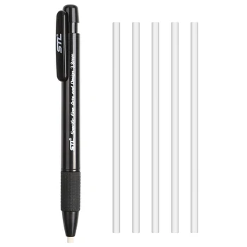 Gumka 3,8 mm Wysuwany ołówek automatyczny Gumka Gumka o wysokiej precyzji Narzędzia korekcyjne z 5 wkładami Artykuły biurowe dla szkół