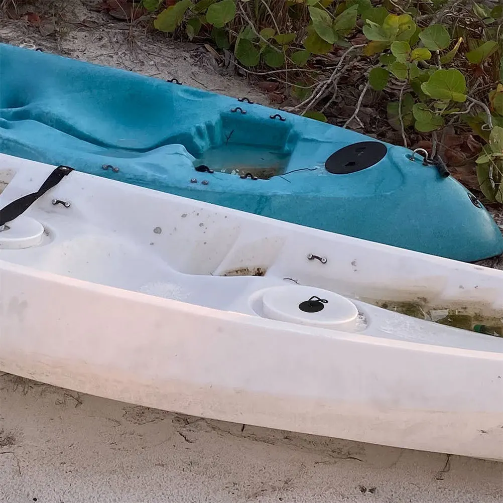 

6Pcs Universal Silicone Kayak Drain Plugs Soft Scupper Hole Stoppers for Canoe Fishing Kayak Boat Leak Proof with Lanyard