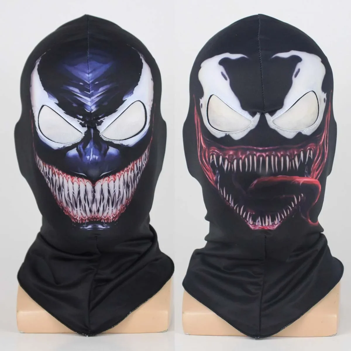 Spiderman Venom Balaclava Mask Cosplay Outdoor Superhero Skull Face Helmet Halloween Carnival Party Dress Up Costume Props