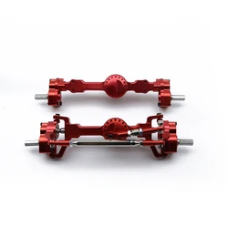 MN1/12 RC Car Upgrade Parts mn99S MND90 D91 MN78  MN168 CNC Metal Front and Rear Portal Axle Set
