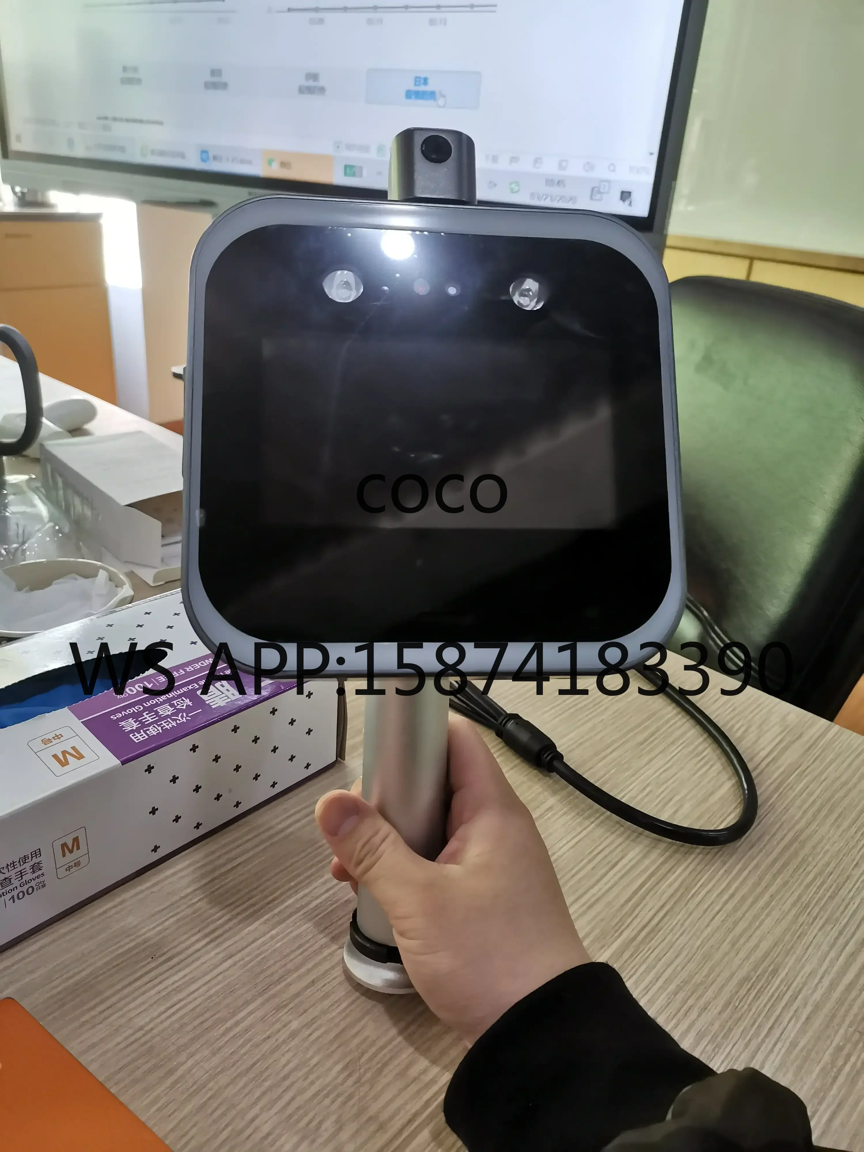 1920*1080 HD Color 1280×720 Infrared Thermal Scanner, TIMMY Face Recognition Temperature Security Camera