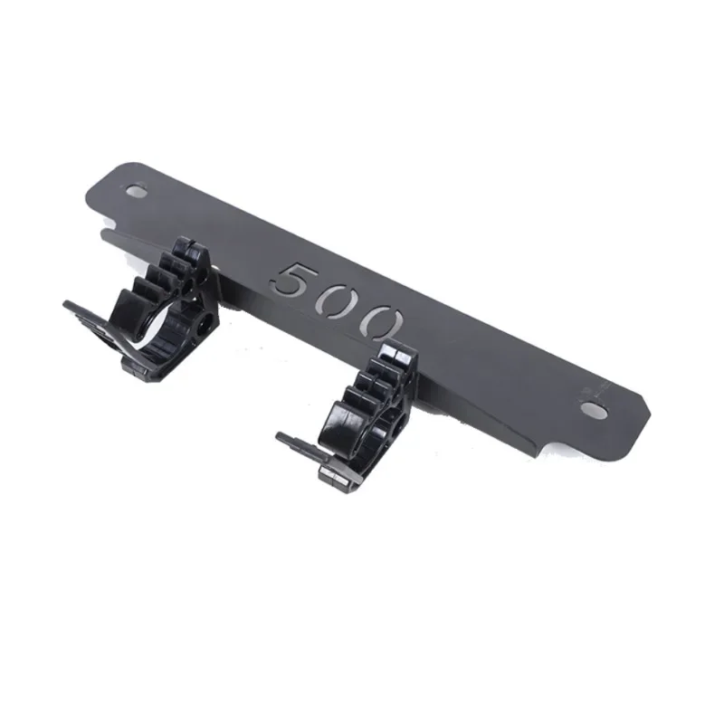 

For Fiat 500 2016-2024 Aluminum Alloy Black Car Under Seat Flashlight Holder Bracket Interior Car Accessories