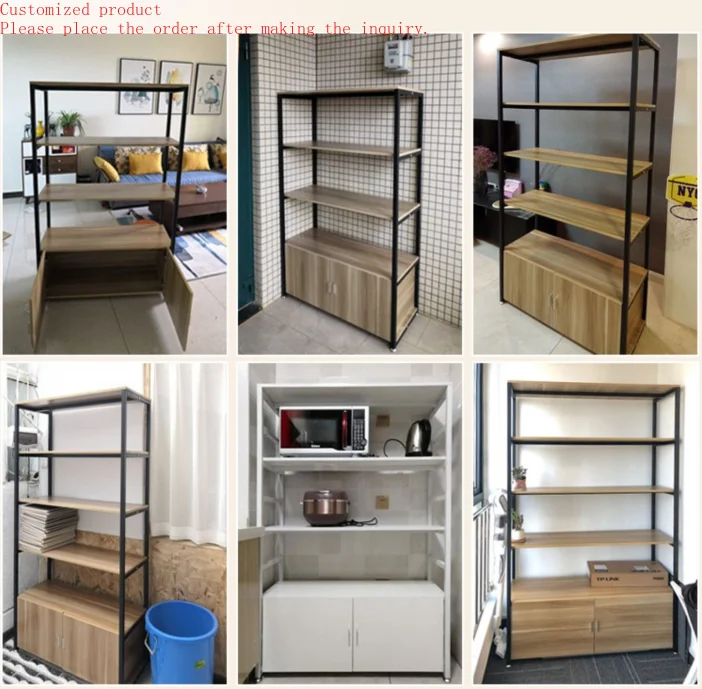 

Custom.Supermarket Shelves Retail Shop Mall Display Iron Rack with Wooden Wood and Metal Material on Sale