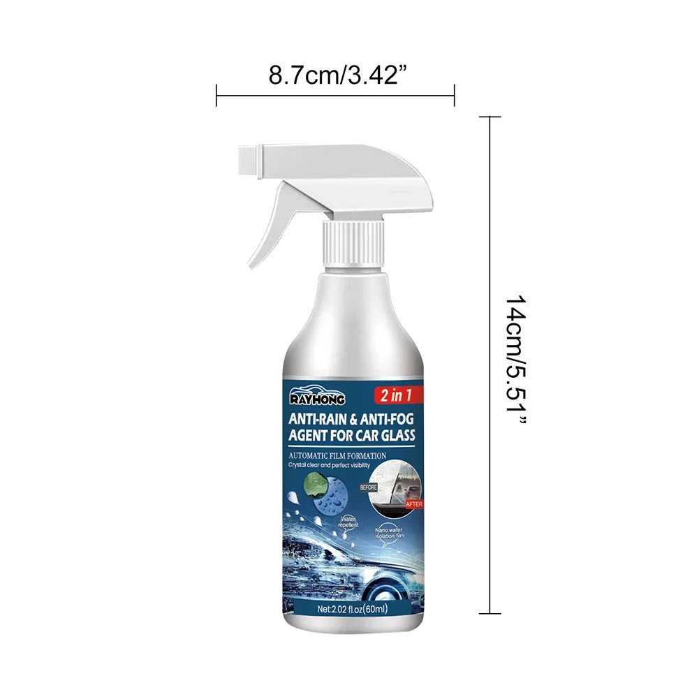 Water Repellent Spray Anti Rain Coating For Car Glass Hydrophobic Anti-rain Car Liquid Windshield Mirror Mask Auto Polish Kit