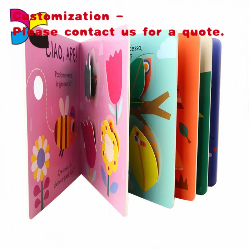 

custom.Round Corner High Quality Custom Printed Cardboard Children Book Kids Coloring Book