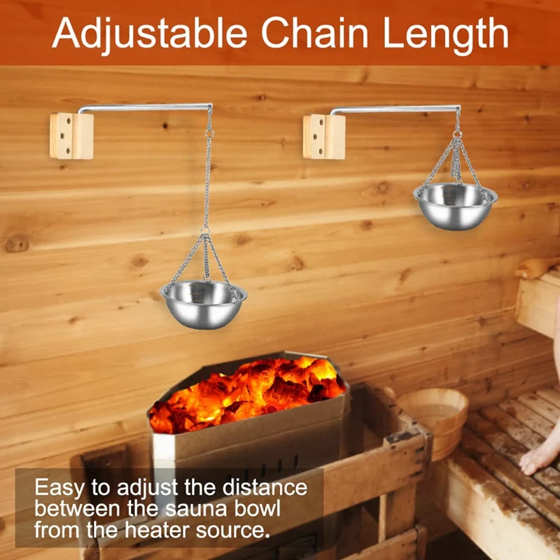 Sauna Aromaterapi Yağı Tutucu Sauna Ve Spa İçin Esansiyel Yağı Koku Difüzör Kase