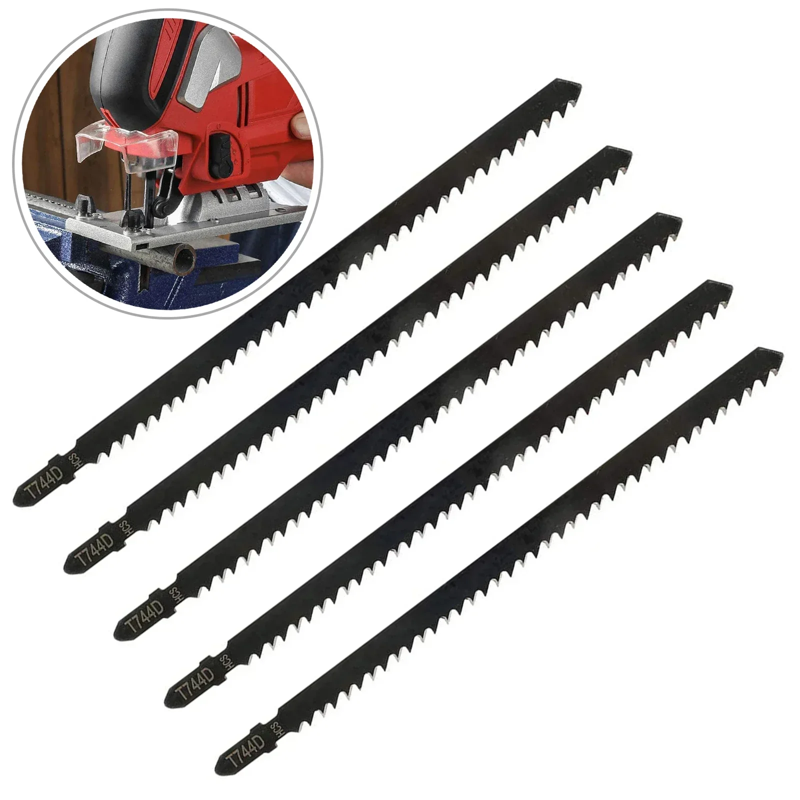 Wood Cutting Saw Blade Jigsaw Blades Professional T744D 180mm 5PCS For Wood Jigsaw Blade Set 156 MM Power Tool