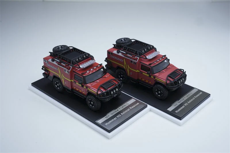 1:64 Hummer H2 Amblance Emergency Limited888 Diecast Collector's Vehicle Model Car
