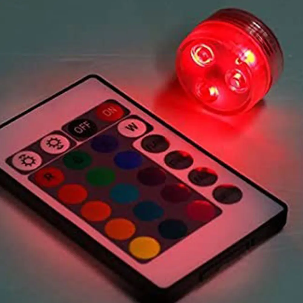 

8 Pcs Remote Control Diving Light Bath Accessories Mini Lights Led Submersible Pool Pond Waterproof Swimming Decorative Micro