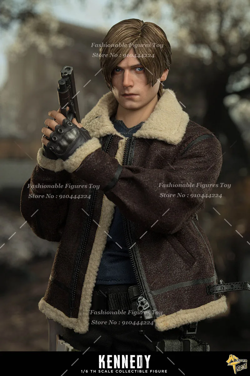 MTTOYS MT017 1/6 hommes soldat beau Leon Kennedy oeil mobile Double tête modèle 12 pouces figurine poupées Collection