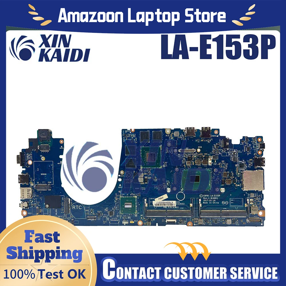 

Материнская плата для ноутбука Dell Latitude 5580 LA-E151P I5-6440HQ I5-7300HQ I5-7440HQ I7-7820HQ 00X00Y 0GDGX9, материнская плата 3520 LA-E152P
