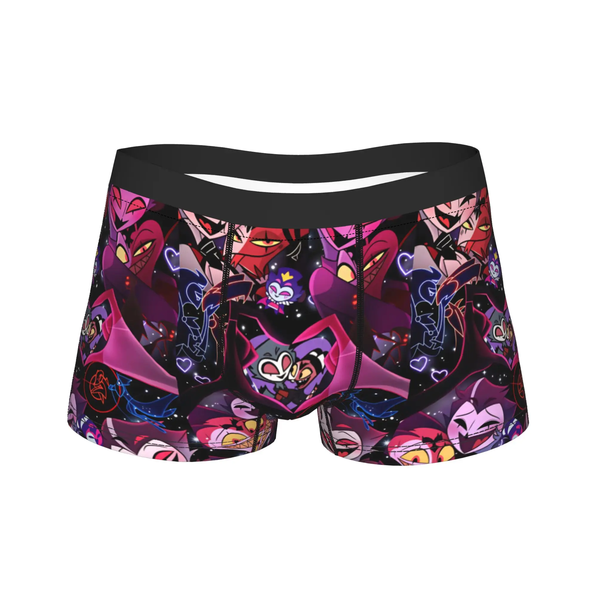 

Anime Helluva Millie Underwear Animated Men's Boxer Brief Comfortable Trunk Quality Custom DIY Plus Size Panties