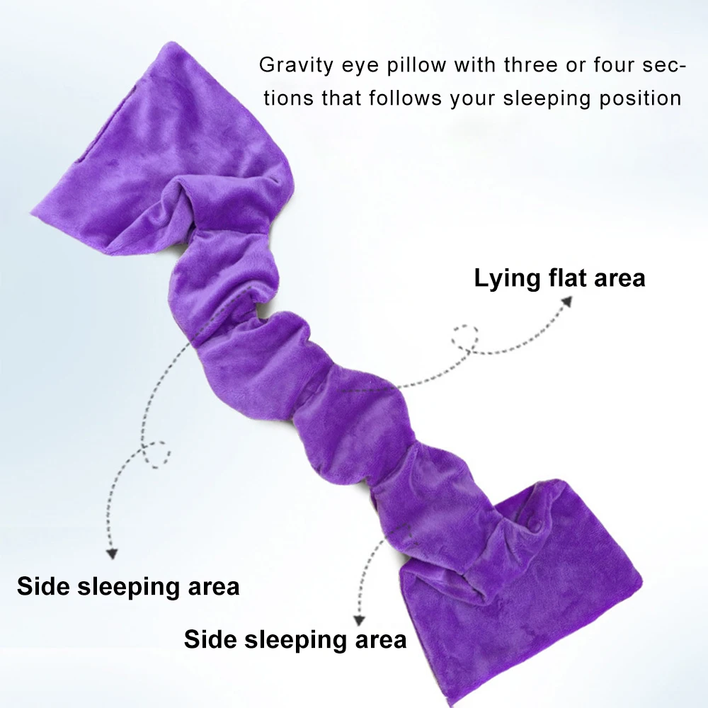 Weighted Sleeping Mask Blindfold Eye Patch Eyeshade Traveling Relaxation Shade Cover Sleep Eyes Mask Sleeping Aid Slaapmasker