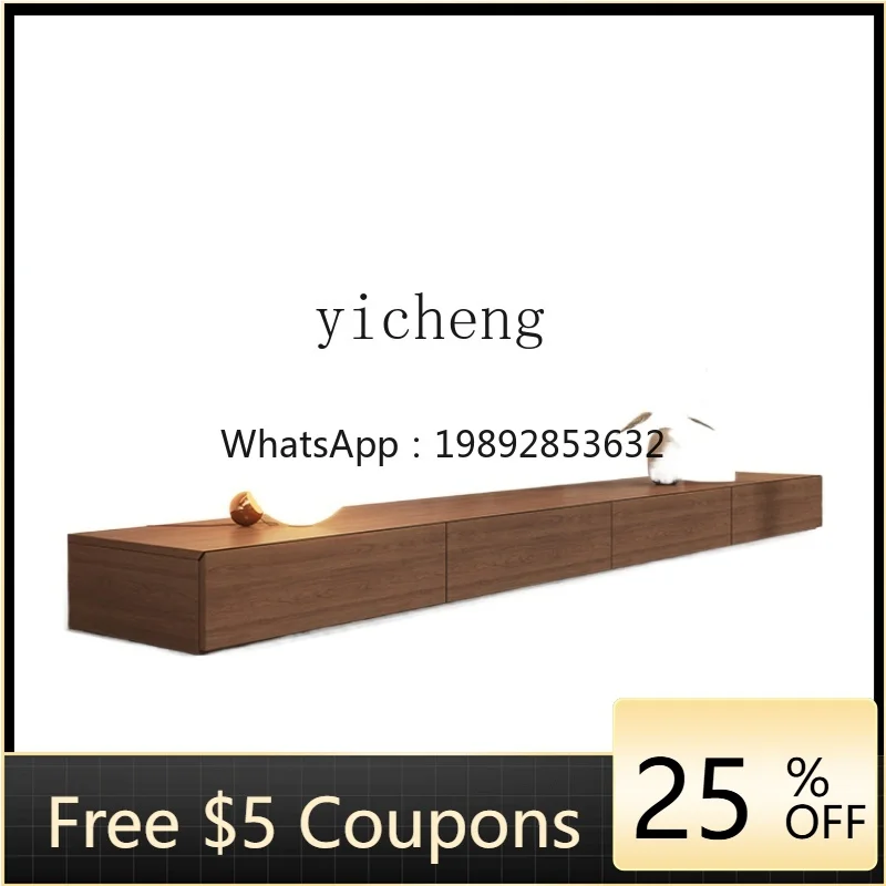 

TV Cabinet and Tea Table Combination Simple Modern Living Room Floor Cabinet