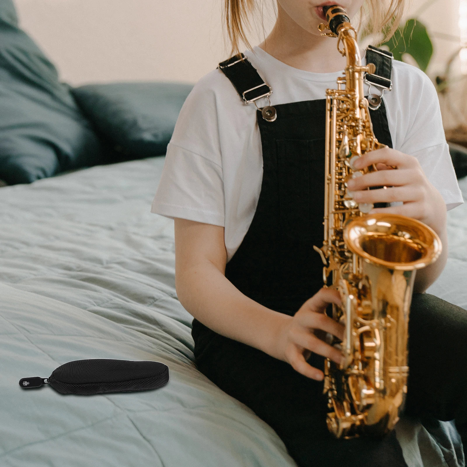 

Saxophone Mouthpiece Pouch Durable Bag Holder Portable Storage Multifunctional Head