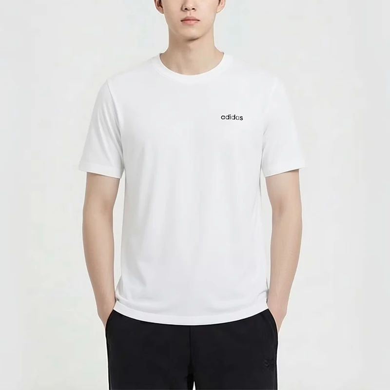 Adidas genuine Dassault round neck men's casual and comfortable lightweight short sleeved T-shirt KQ5317