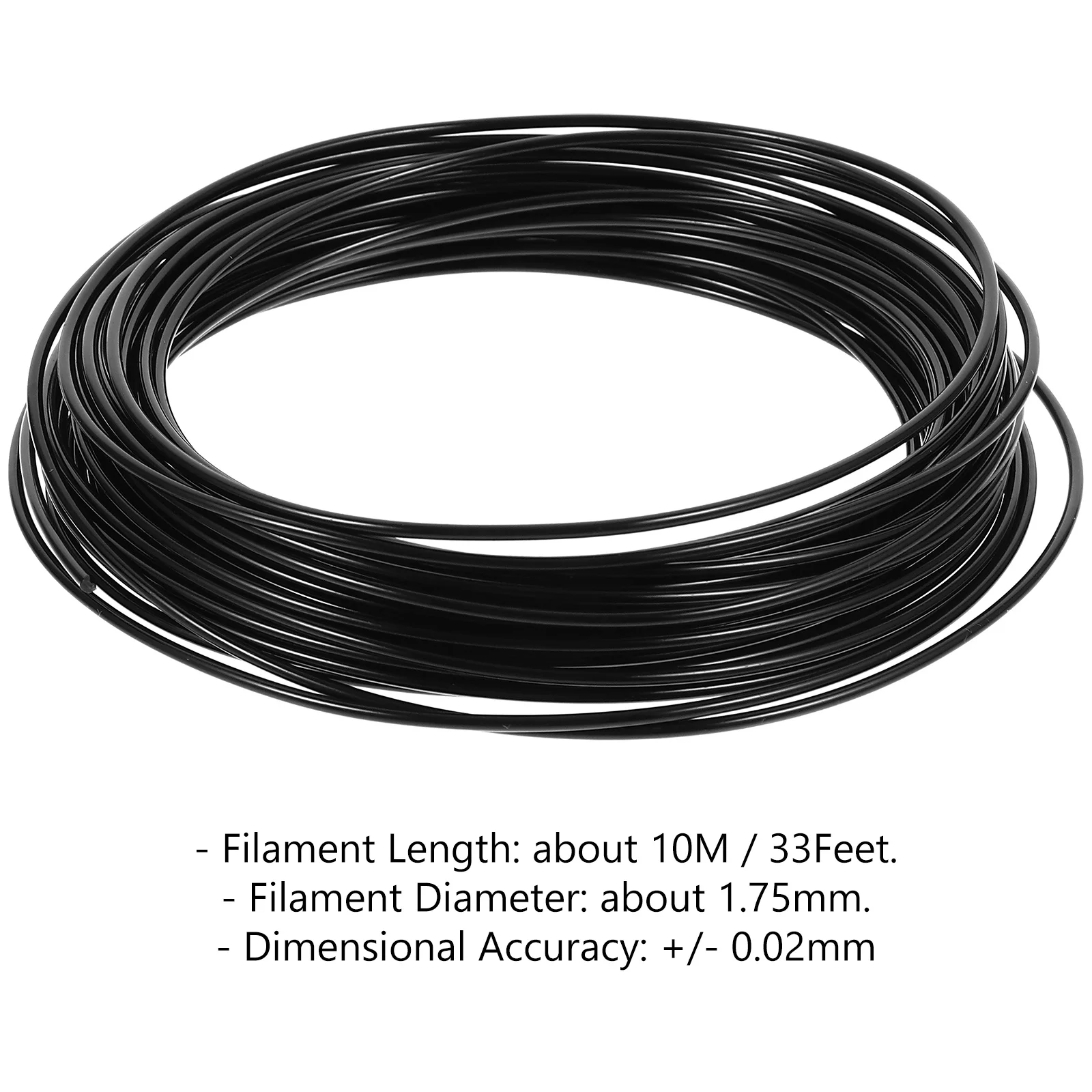 10M 1.75Mm ABS プリンター用真空密封乾燥剤 低収縮率 +/-0.02Mm 精度 3D 印刷材料 ABS フィラメント 3D