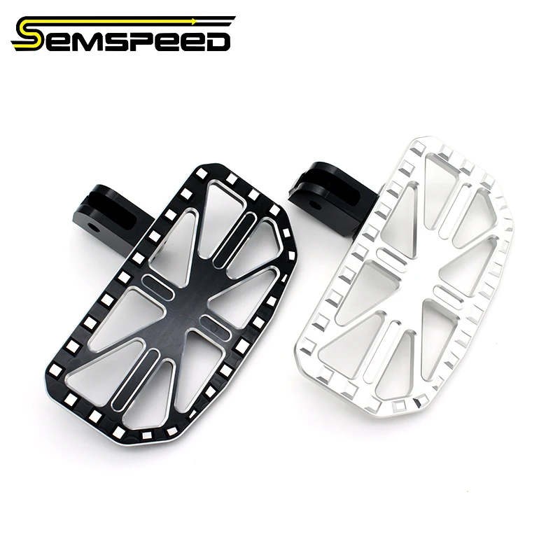 

SEMSPEED Motorcycle CNC Aluminum Footage Font Footrest For Benda Dark Flag 950 Footboard Matting