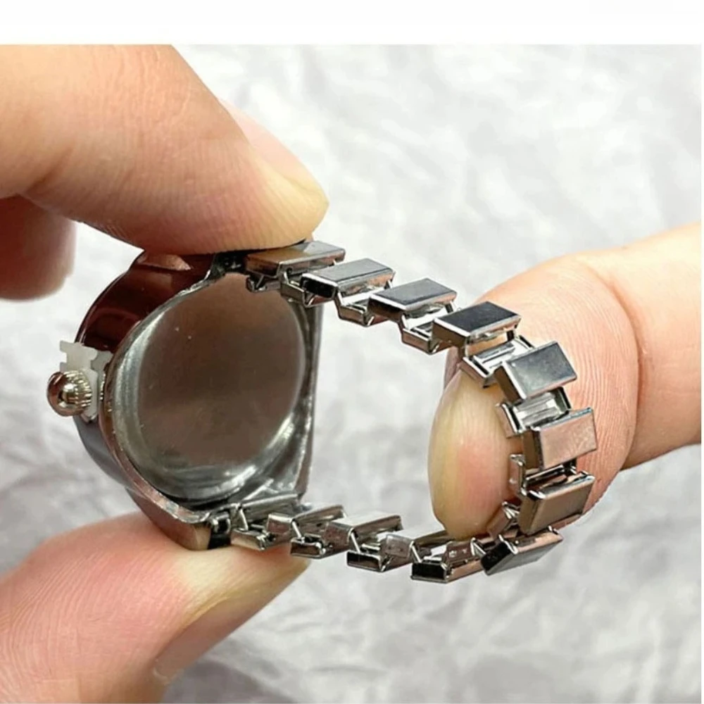 ساعات دائرية صغيرة عصرية للجنسين مع وظيفة الوقت ومجوهرات حفلات الأعمال