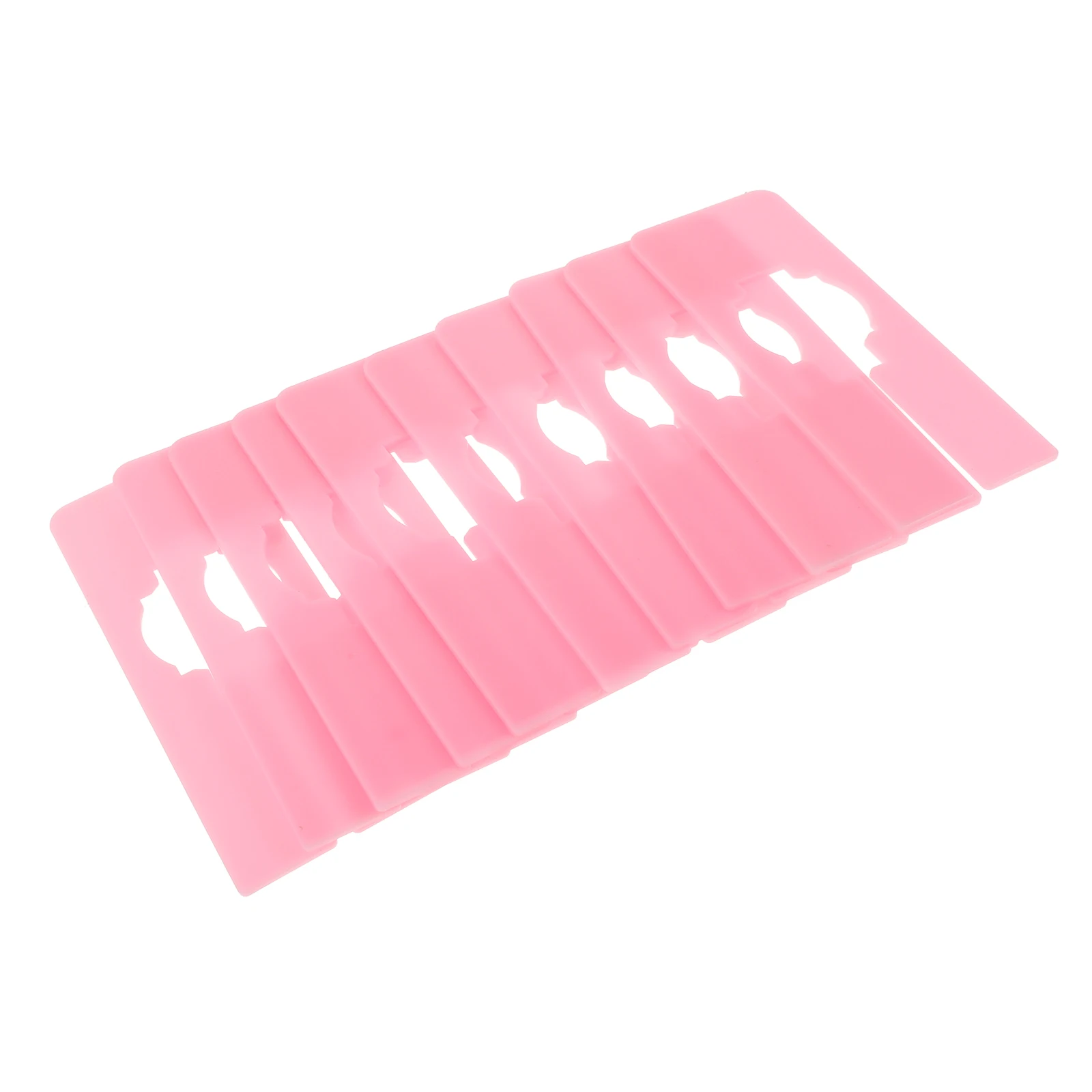 

10 pcs Clothing Hanger Divider Wardrobe Partition Board Closet Rack Divider Blank Reusable Label Size Marker For T-Shirts Shirts