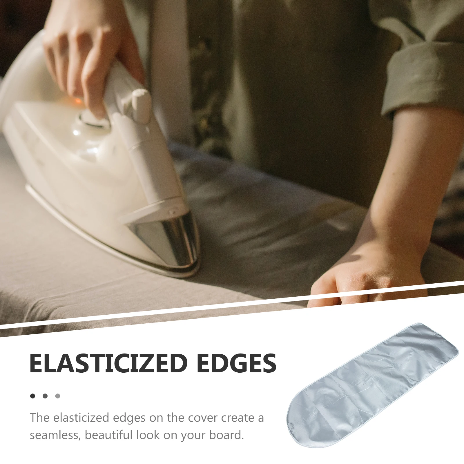 

Premium Board Silver Heat Resistant Polyester For Home Outdoor Use Stain Resistant Fashion Ironing Table Cover