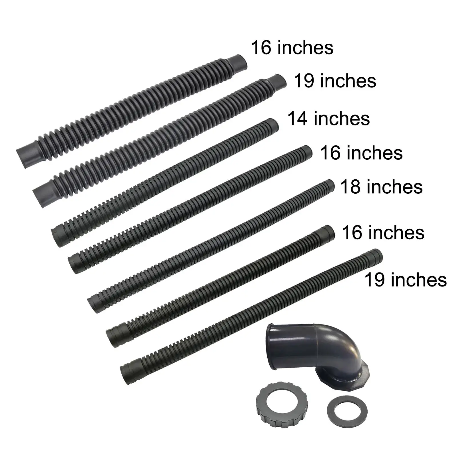 Dive BC Stabilizer Inflator Hose Premium Nylon Elbow Connector for Bcd Buoyancy Vest Donut Wing and Scuba Dry Suit