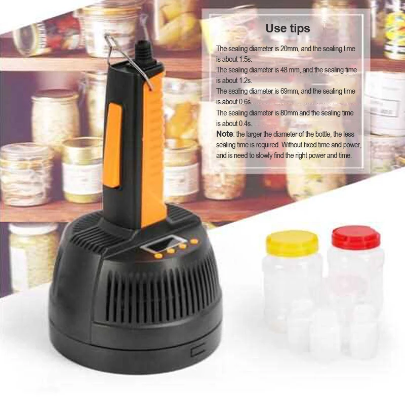 

Handheld Induction Sealer Portable Electromagnetic Bottle Sealing Machine Aluminum Foil Lid Plastic Vial 20-100mm/20-130mm