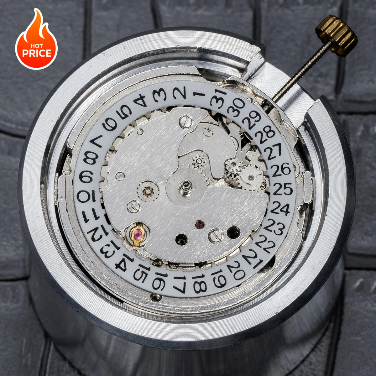 

Механизм для часов 27 мм, 3 стрелки, 20 камней, автоматический, с регулируемым маятником, замена механизма для часов