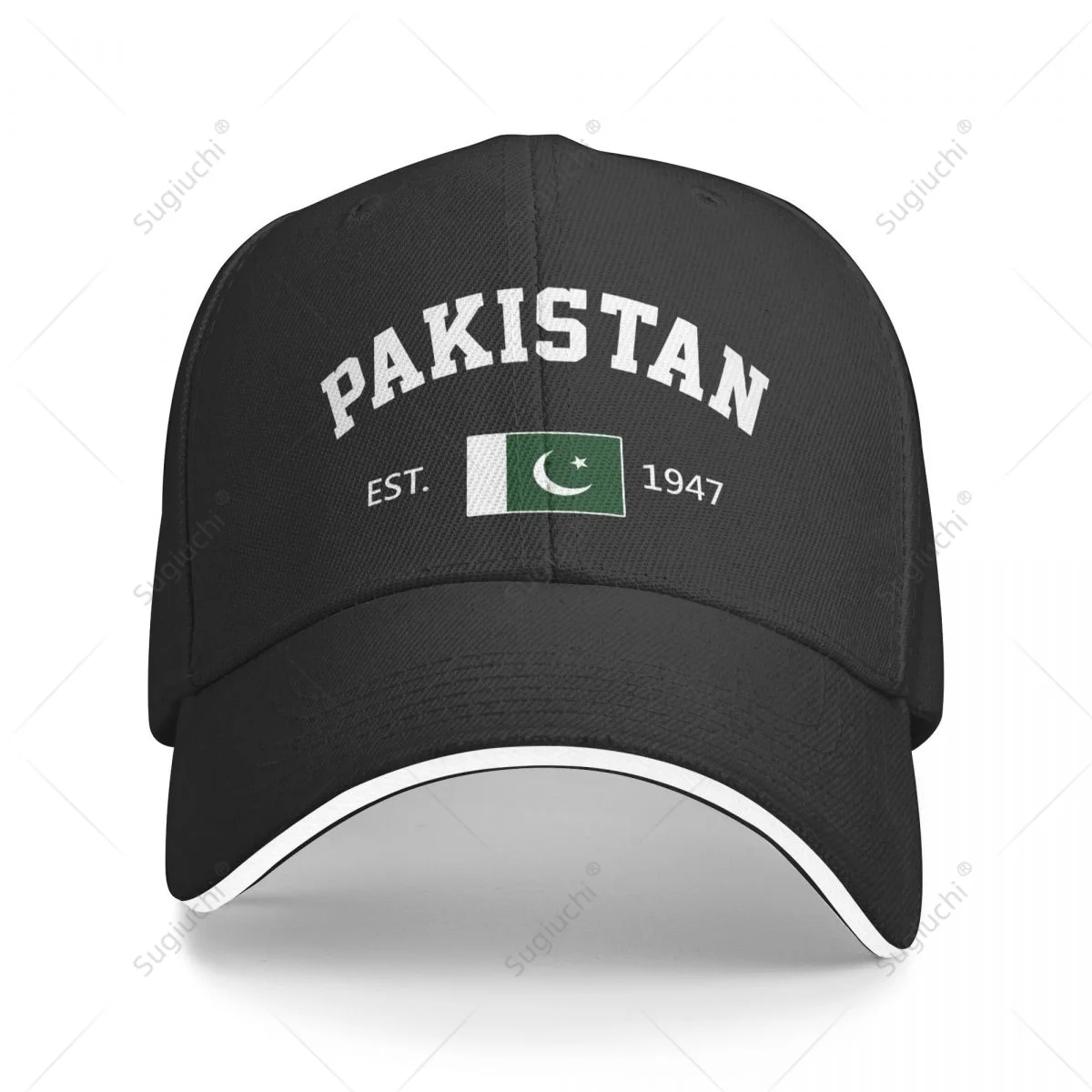 Baseball Cap Pakistan EST.1947 Independence Day Men Women Unisex Hip Hop Sandwich Caps Snapback Golf Hat Fishing