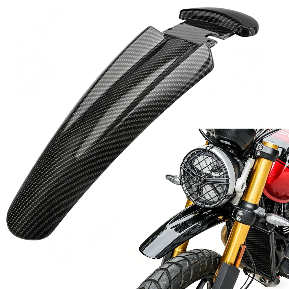 For Triumph Scrambler 400X SCRAMBLER 400 X 2024 2025 Motorcycle Front Fender Mudguard Fairing Cover Protector