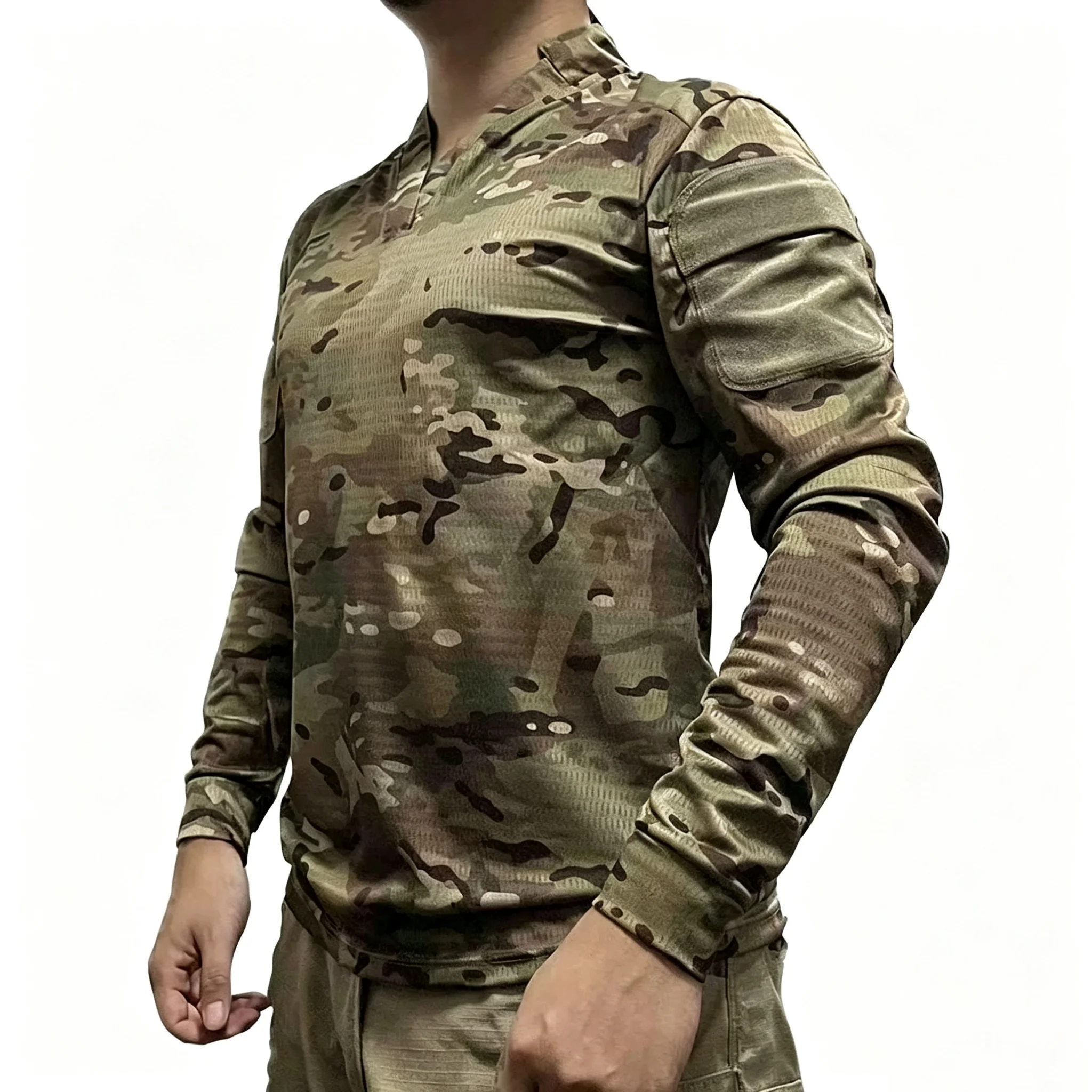 Velocity Style Rugby Shirt Quick Dry Tactical Long Sleeve T-shirt CAG Love