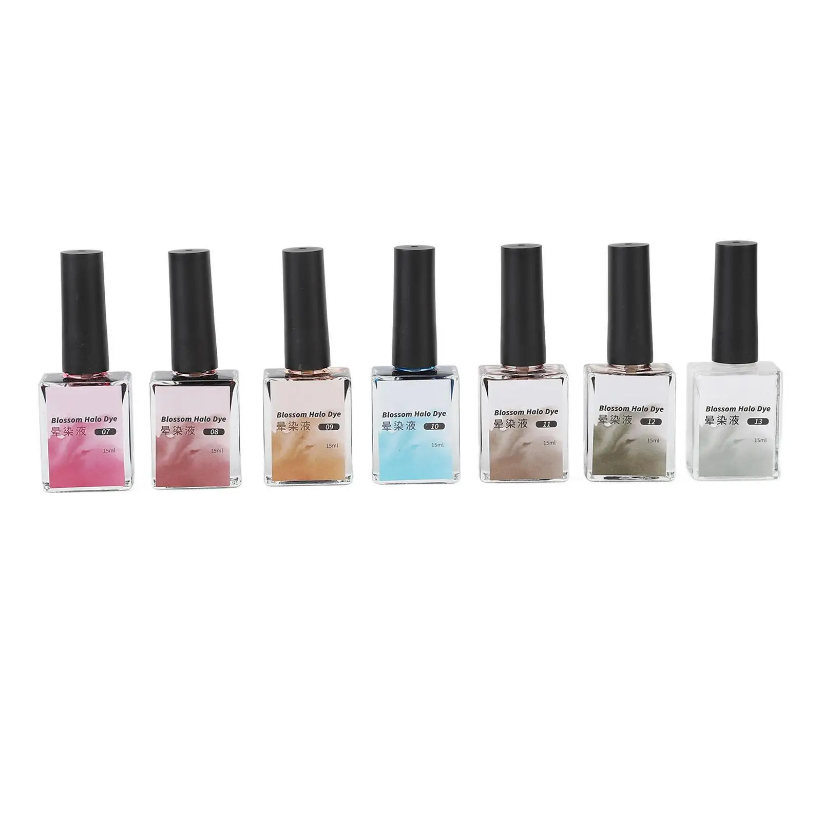 Kit de tinte de esmalte de uñas, 13 colores, efecto acuarela, Ideal para salón de uñas, para mujeres