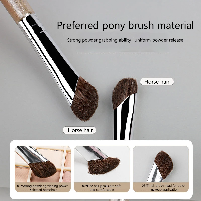 4Pcs/set Angled Makeup Brushes Sickle Eyeliner Brush Eyebrow Nose Contour Beauty Make Up Cosmetics Tool Precise Detail Brush