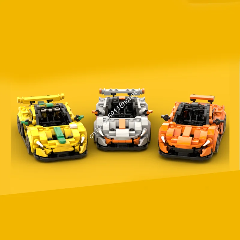 988 pçs moc mclarenedes p1 pacote final nan modelo blocos de construção tijolo artesanato brinquedos crianças ideia modular aniversário presentes natal