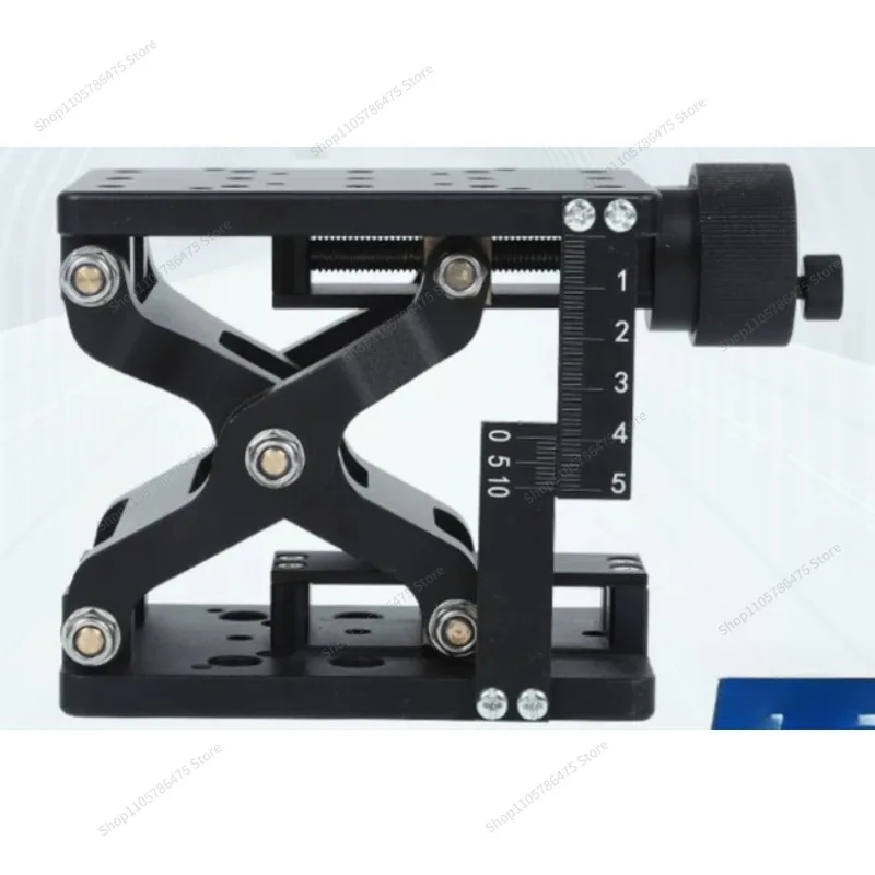 For Z-axis Scissor Manual Lift Table High-precision Optical Experiment Platform Panel Precision Fine-tuning Displacement Table