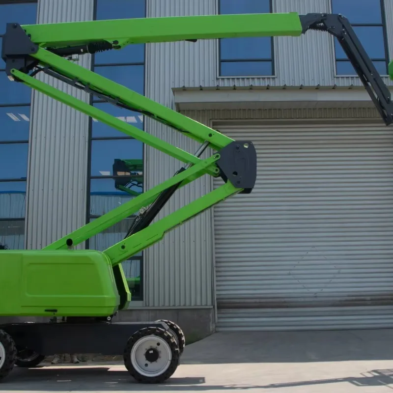 Customized Boom Man Lift 14m Articulated Boom Lift 14 Meter Aerial Work Platform Cherry Picker for Sale
