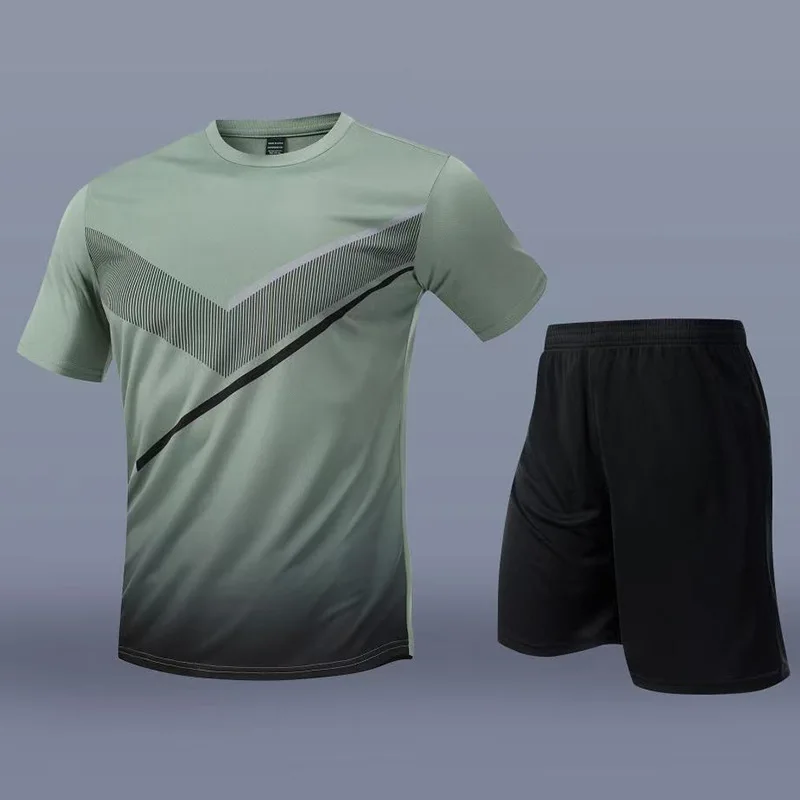 Breathable Mens Tracksuit 2026 Running Sets Jogging Golf Training Outdoor Sports Lightweight Flexible Spring Stretch Material