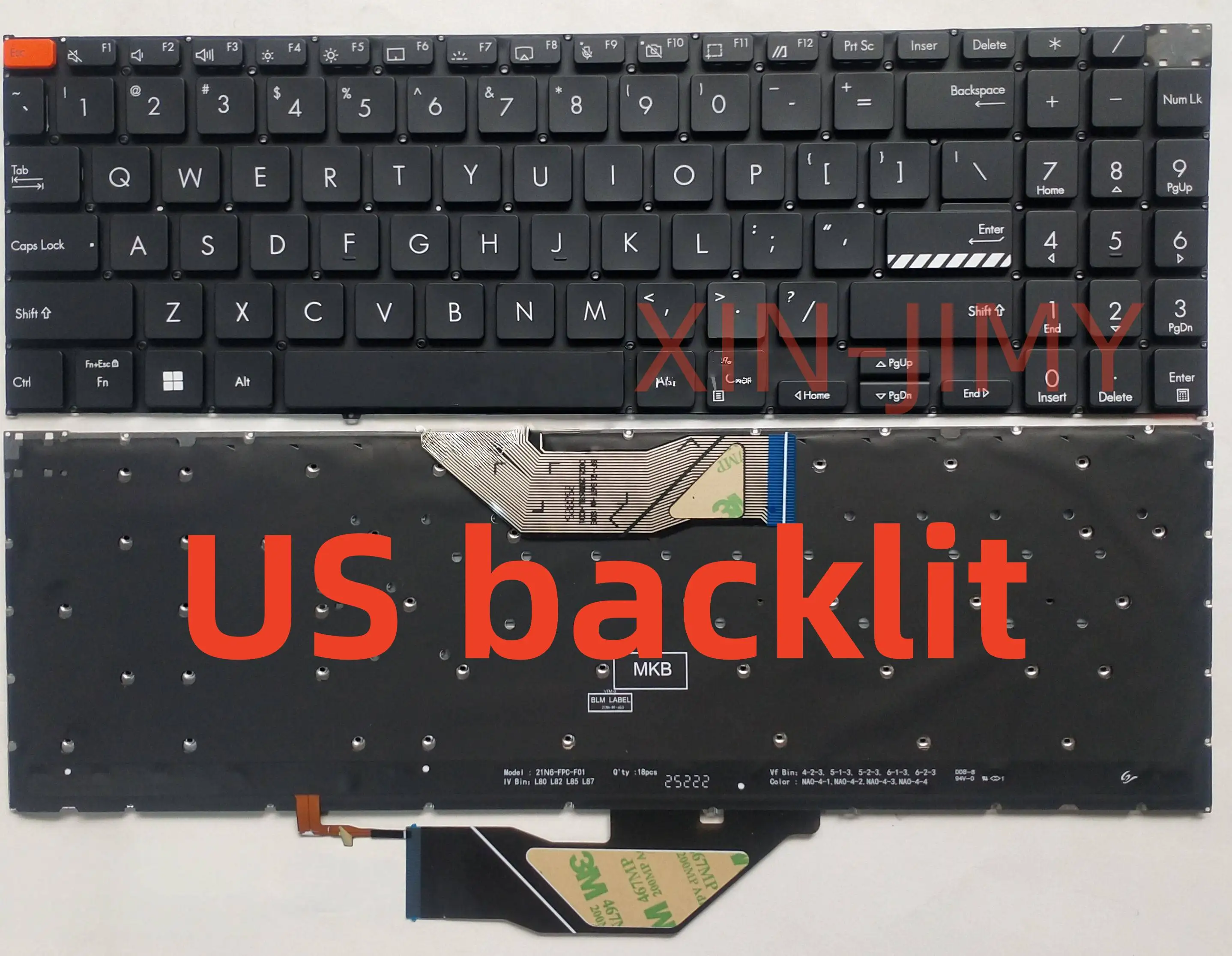 

Клавиатура США для ASUS Vivobook K3502 K3502Z K3502ZA M3502 M3502Q M3502QA M3502Z M3502R S3502 S3502QA K5602 S5602 M5602 X5602