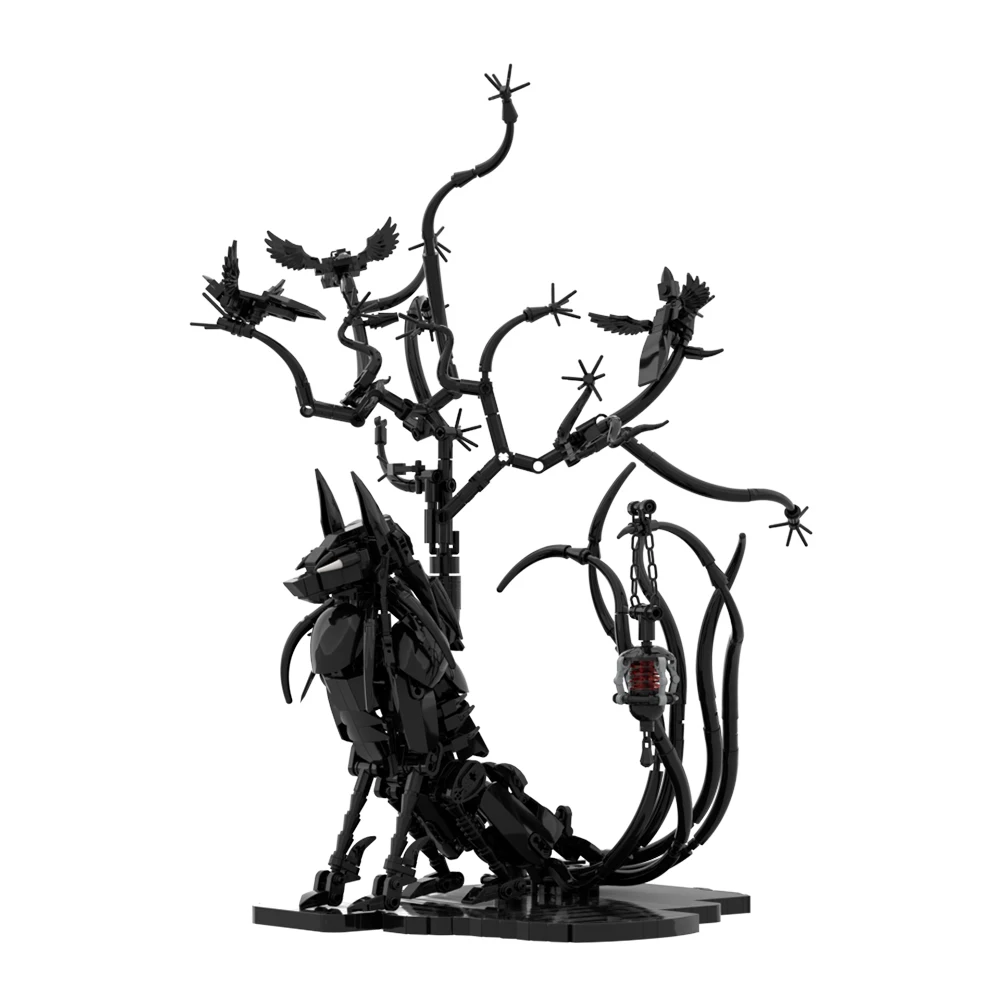 

MOC Ideas Myth Setting Fox Elves Monster Набор строительных блоков Детские подарки на день рождения (694 шт.)