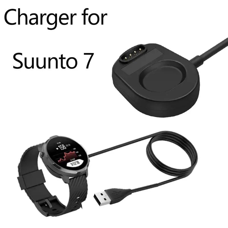 

For Suunto 7 GPS Sports Watch USB Charger Smart Watch Charger Cable Fast Charger Replacement Charger