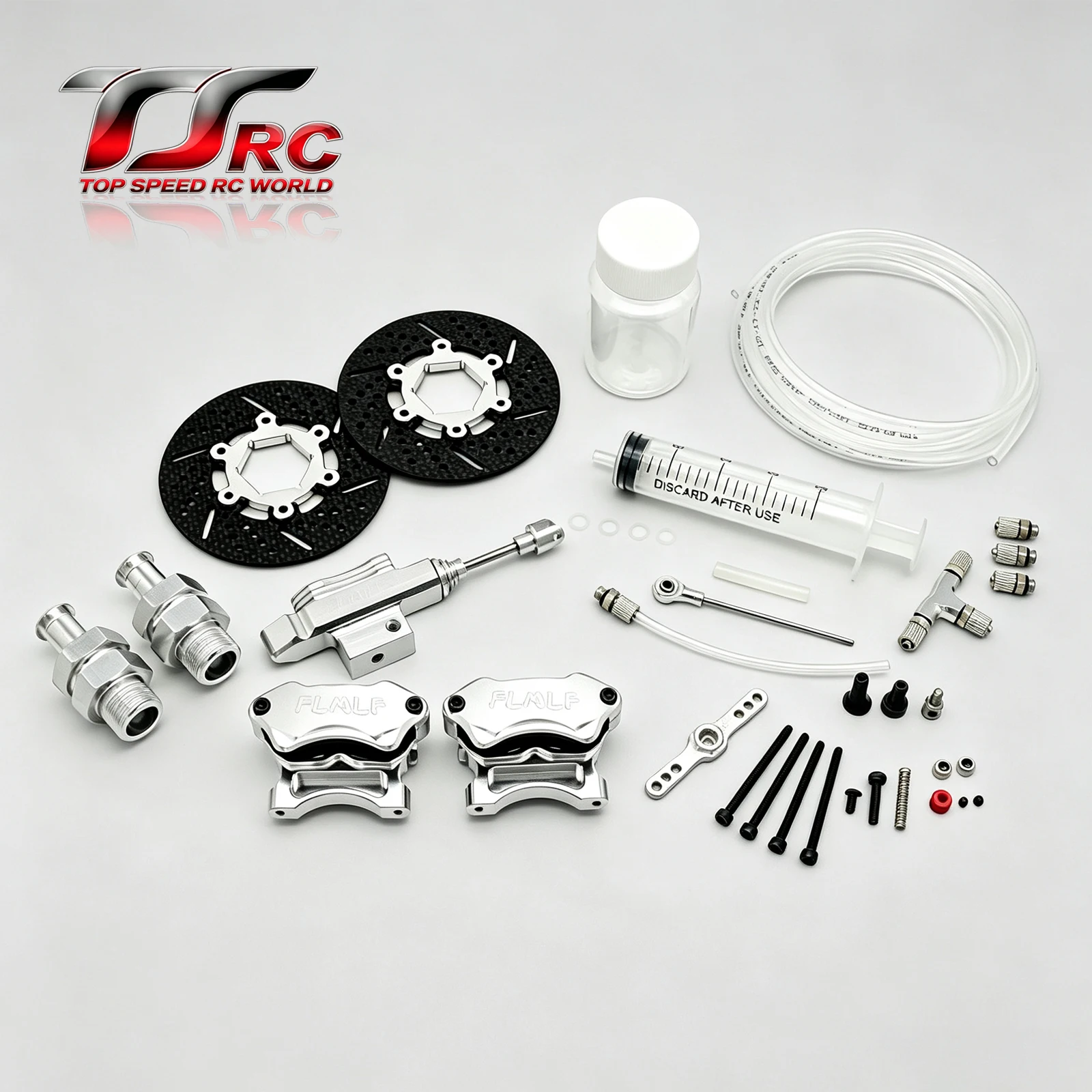 Front Hydraulic Disc Brake Kit or Accessories 1/5 RC for HPI Rovan Rofun KM Baja 5B 5T 5SC Buggy PARTS