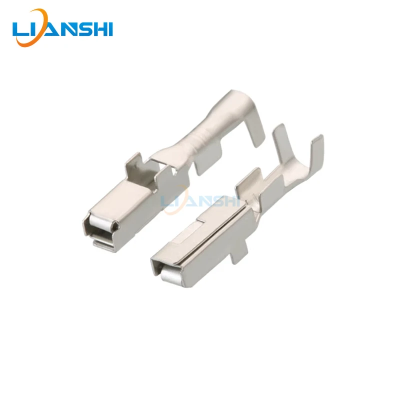 

100pcs 7616-4021 automotive connector plug-in wiring copper terminal 2.2 spring tin-plated DJ621-2.2A