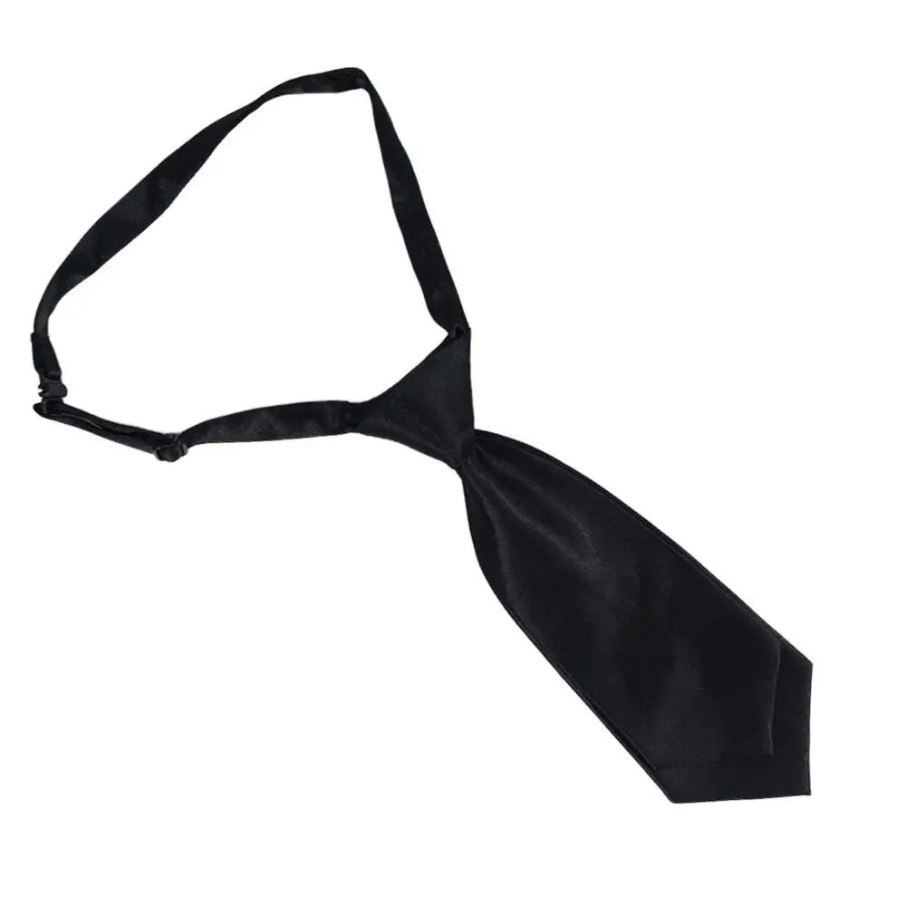 Fashion 20CM Women Necktie Double Layer British Cravat Adjustable Simple Children Neck Wear