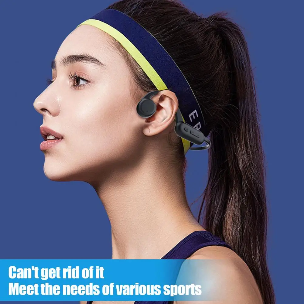 

Bone Conduction Wireless Headphones Ear Hook Waterproof Noise Reduction Clear HiFi Sound Bluetooth-compatible 5.0 Earphone Sport