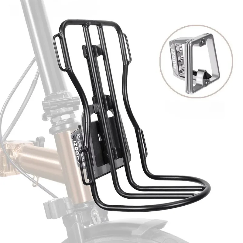 

Багажник для велосипеда Brompton из алюминиевого сплава, легкий, с высокой грузоподъемностью, аксессуары для велосипедов