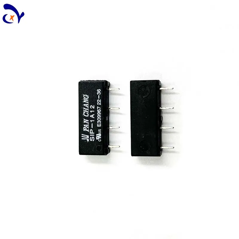 10PCS 4-pin miniature reed switch relay SIP-1A05 SIP-1A12 SIP-1A24 12VDC SS1A24